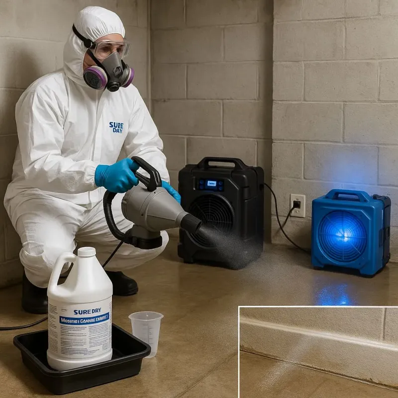 Sanitization and Odor Removal process in Lakeview, OH