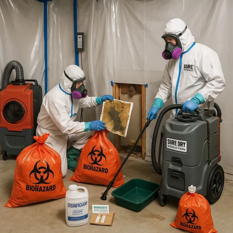 Contaminated Water Handling Protocols process in Lakeview, OH